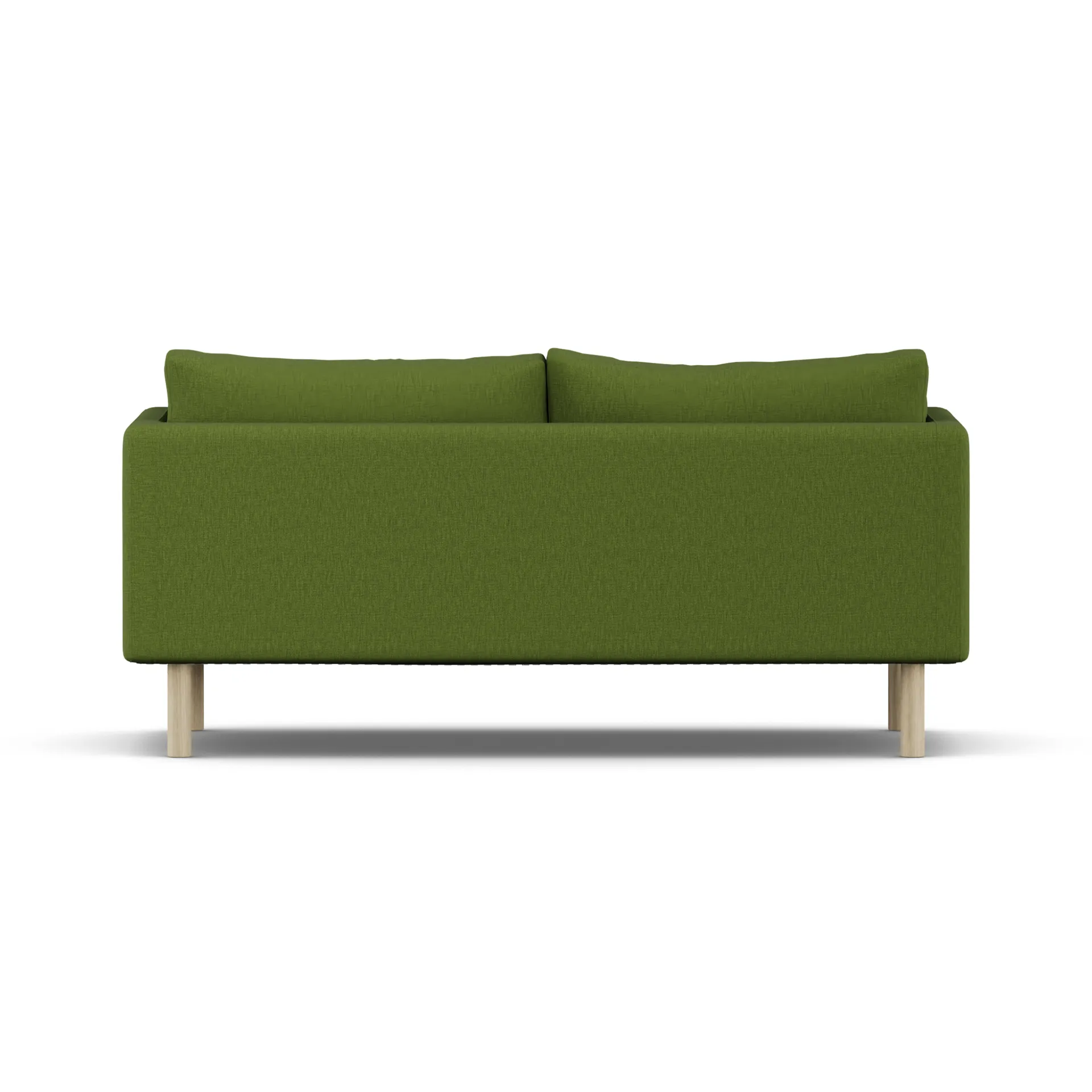 Linnevik sofa, Luiza Green 3975-white-oiled oak, 2-seater 1898
