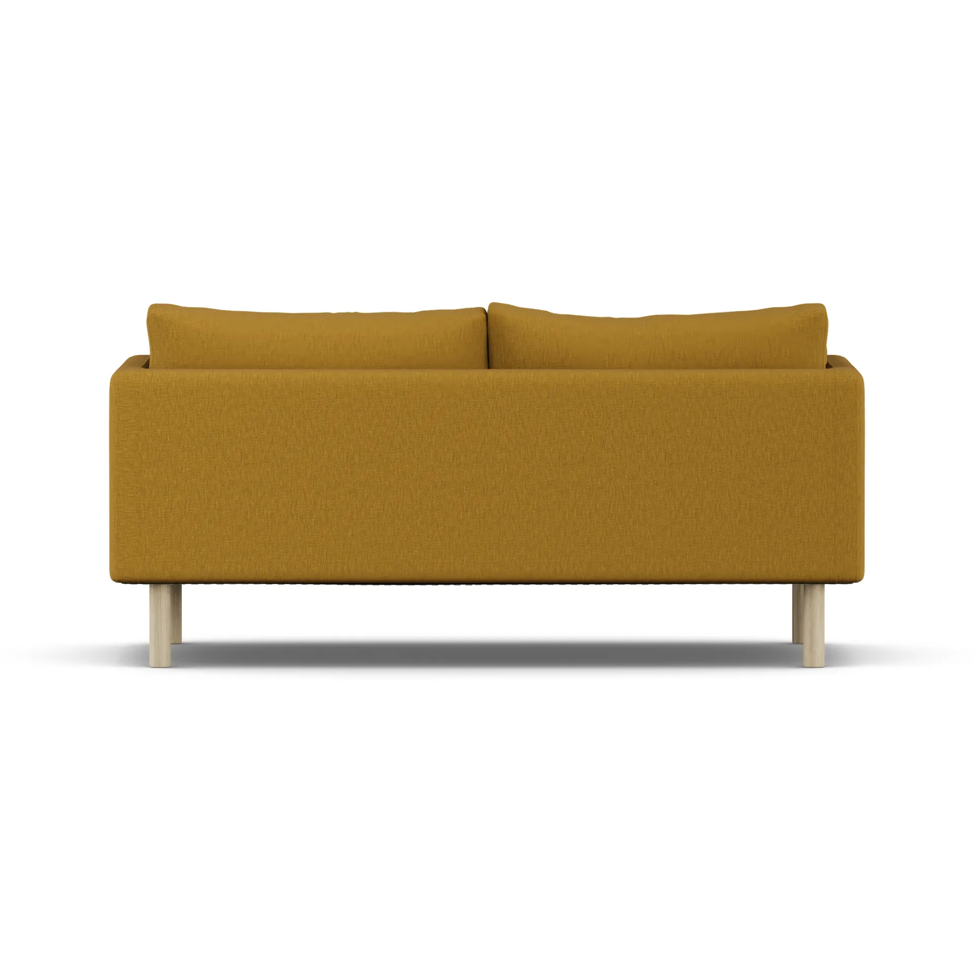 Linnevik sofa, Luiza Mustard 3972-white-oiled oak, 2-seater 1898