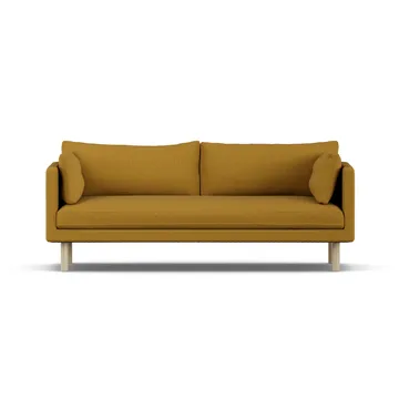 Linnevik sofa - Luiza Mustard 3972-white-oiled oak, 3-seater - 1898