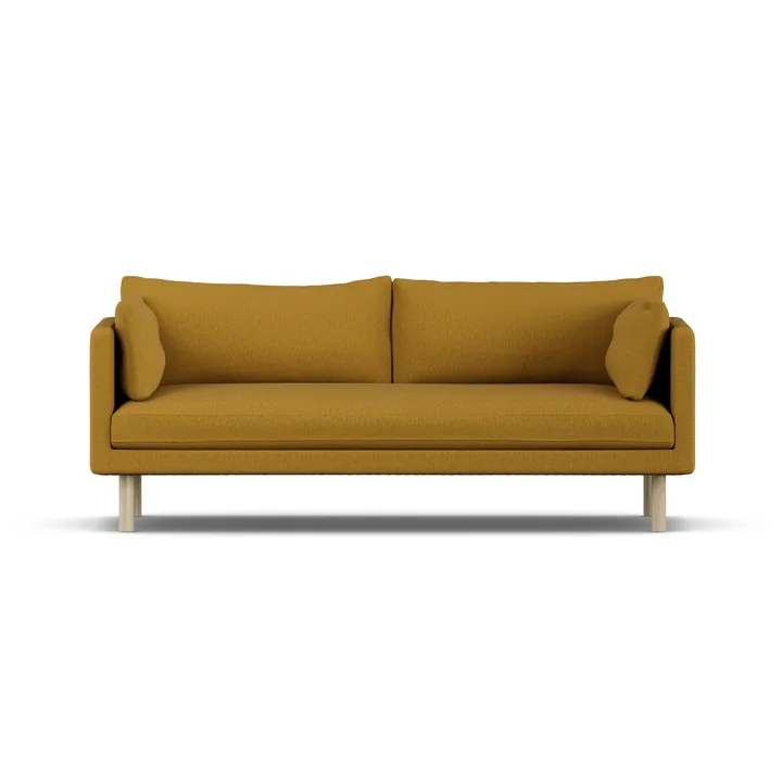 Linnevik sofa - Luiza Mustard 3972-white-oiled oak, 3-seater - 1898