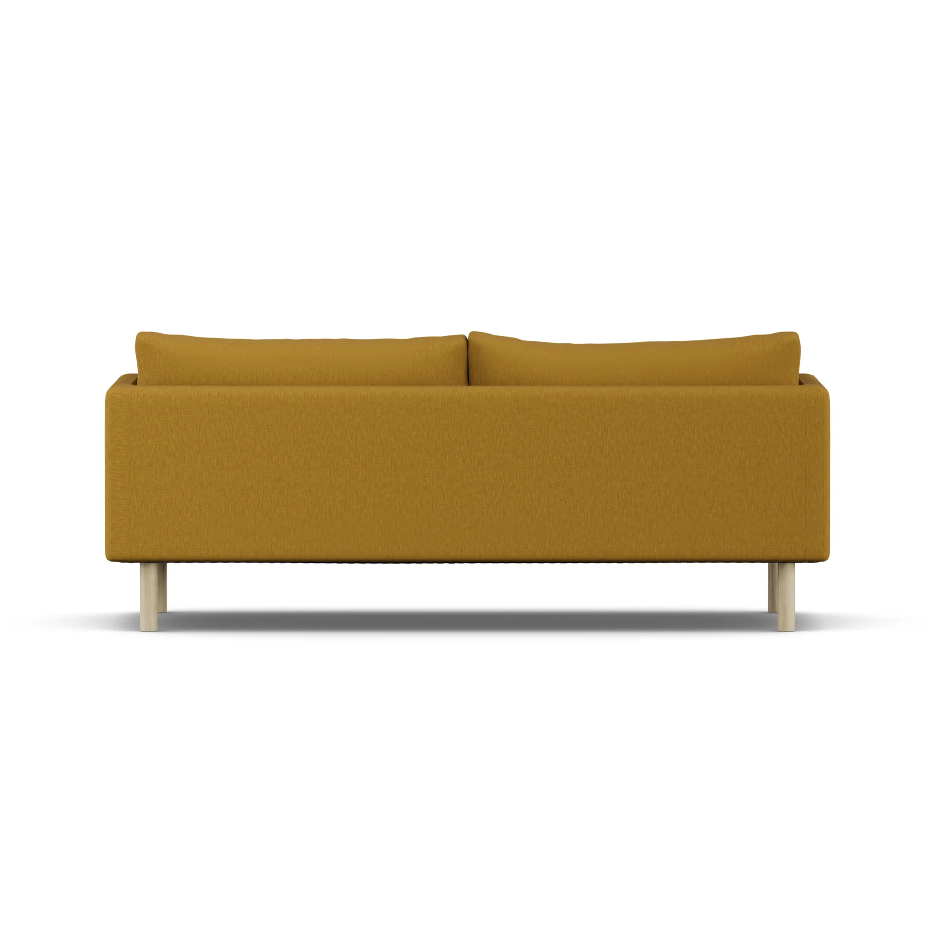 Linnevik sofa, Luiza Mustard 3972-white-oiled oak, 3-seater 1898