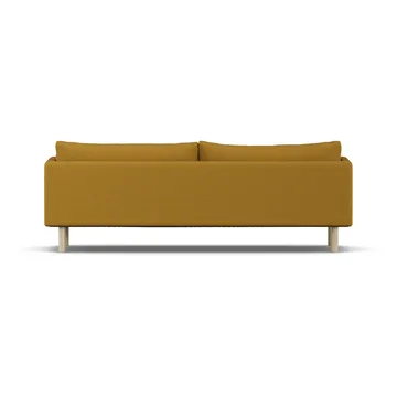 Linnevik sofa - Luiza Mustard 3972-white-oiled oak, 4-seater, without skirt - 1898