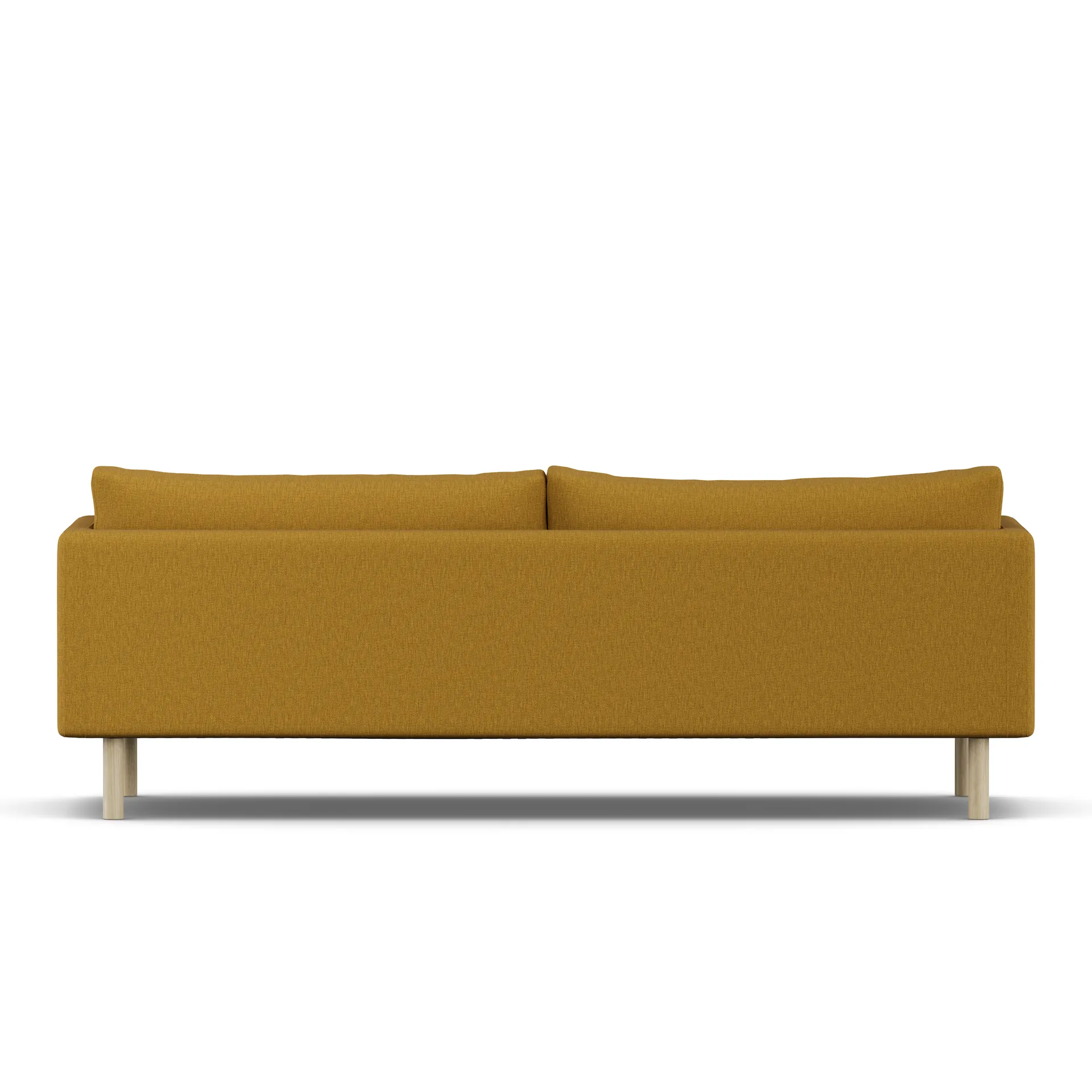 Linnevik sofa, Luiza Mustard 3972-white-oiled oak, 4-seater 1898