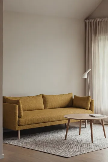 Linnevik sofa - Luiza Mustard 3972-white-oiled oak, 4-seater - 1898