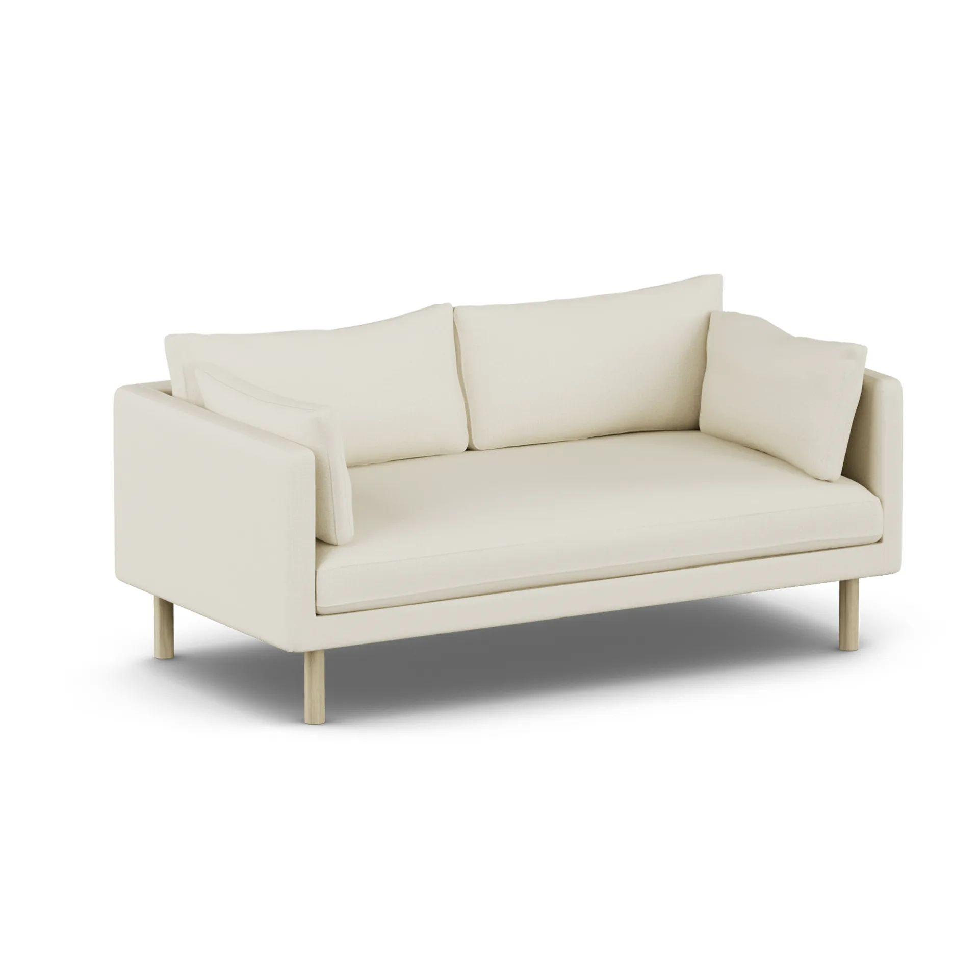 Linnevik sofa, Oslo Nature 1540-white-oiled oak, 2-seater 1898