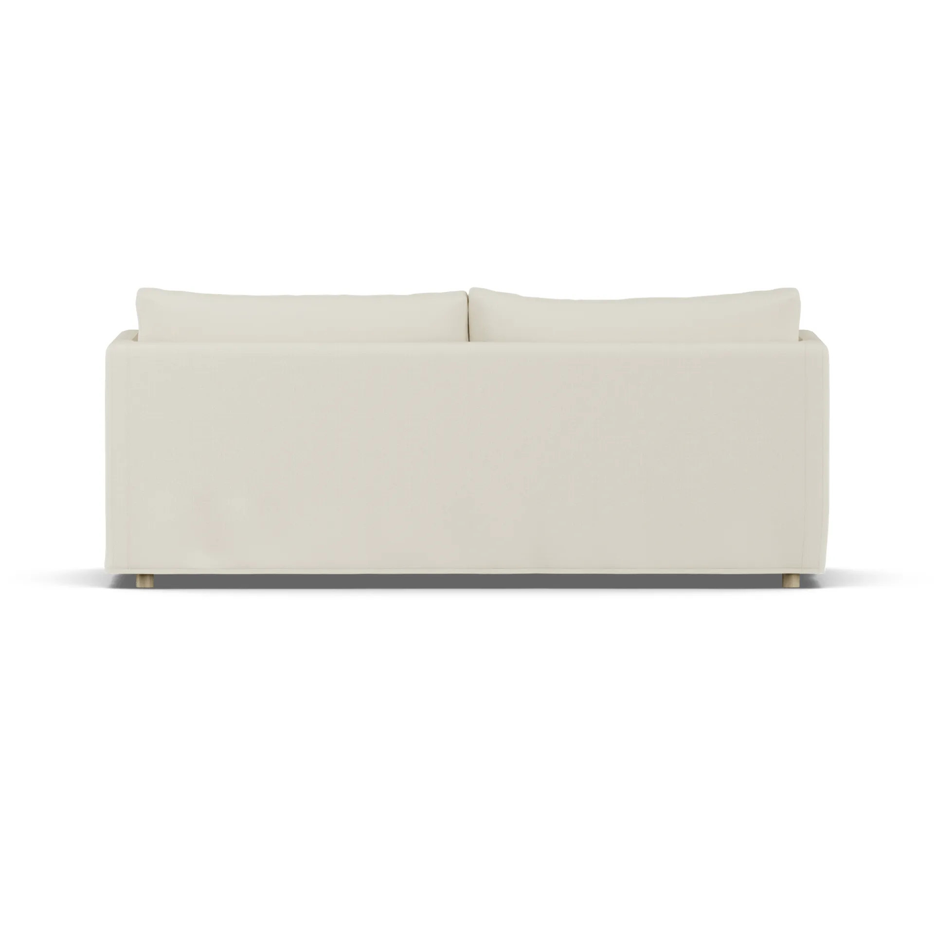 Linnevik sofa, Oslo Nature 1540-white-oiled oak, 3-seater, with skirt 1898