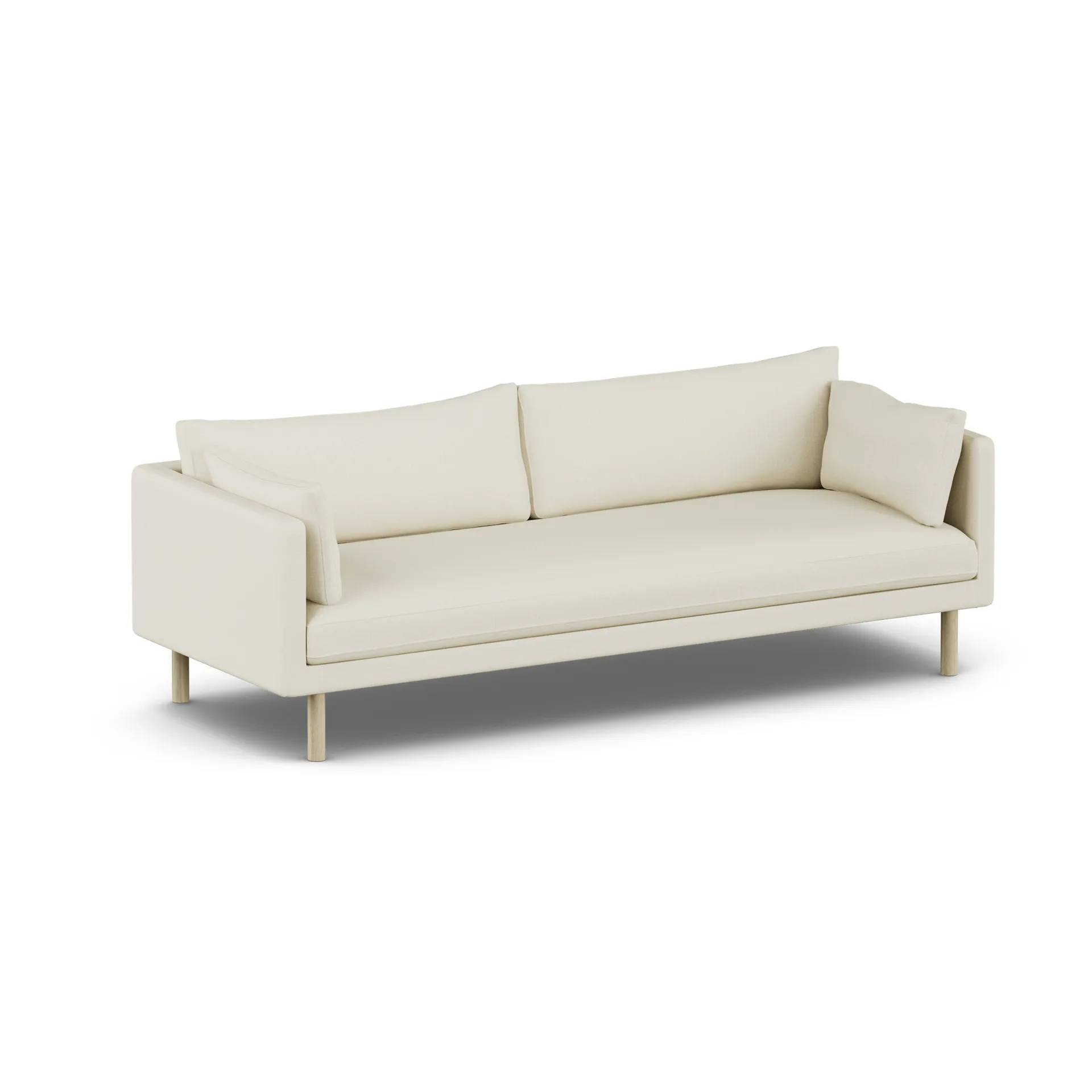 Linnevik sofa, Oslo Nature 1540-white-oiled oak, 4-seater 1898