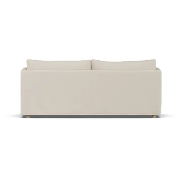 Linnevik sofa - Same Beige 6670-white-oiled oak, 3-seater, with skirt - 1898