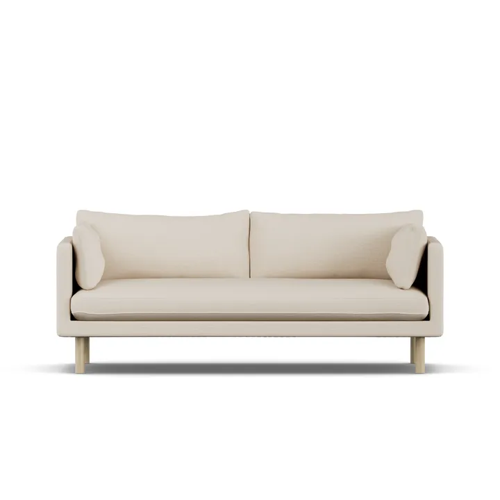 Linnevik sofa - Same Beige 6670-white-oiled oak, 3-seater - 1898