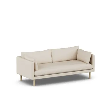 Linnevik sofa - Same Beige 6670-white-oiled oak, 3-seater - 1898