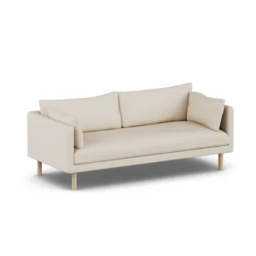 Linnevik sofa - Same Beige 6670-white-oiled oak, 3-seater - 1898