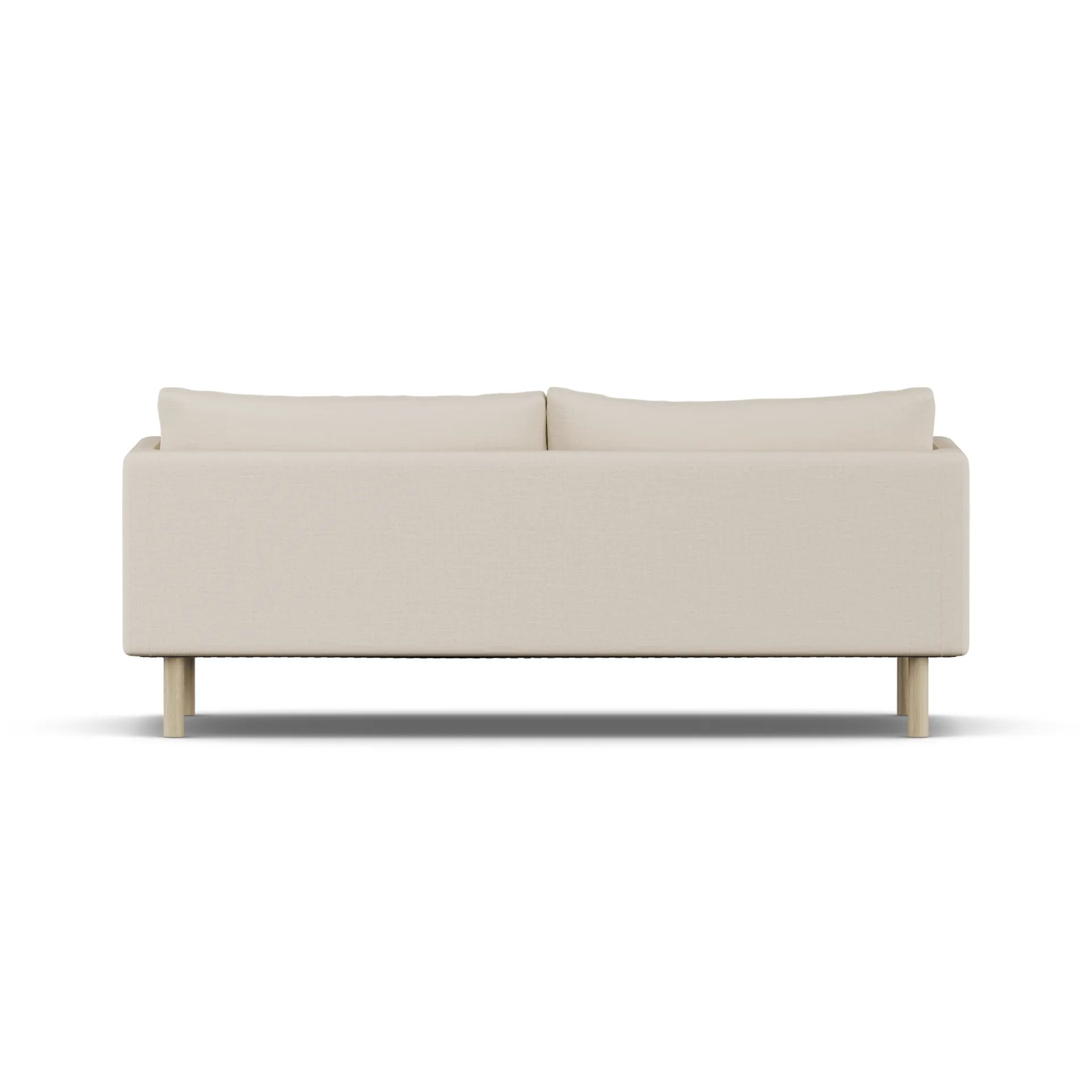 Linnevik sofa, Same Beige 6670-white-oiled oak, 3-seater 1898