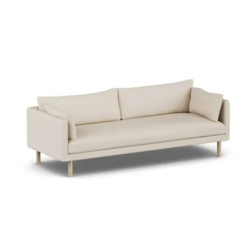 Linnevik sofa - Same Beige 6670-white-oiled oak, 4-seater - 1898
