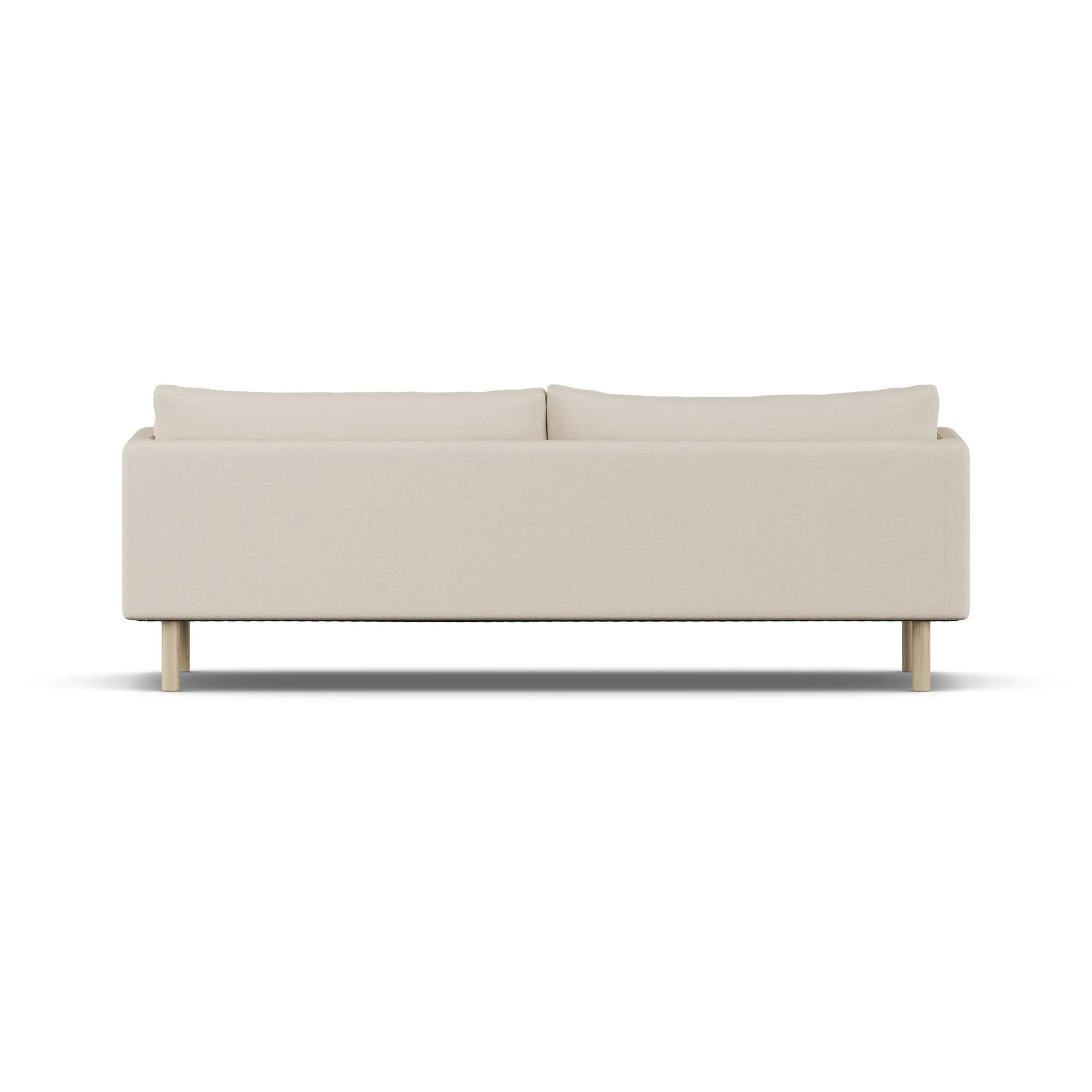 Linnevik sofa, Same Beige 6670-white-oiled oak, 4-seater 1898
