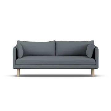 Linnevik sofa - Same Blue 6678-white-oiled oak, 3-seater - 1898