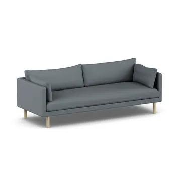 Linnevik sofa - Same Blue 6678-white-oiled oak, 4-seater - 1898
