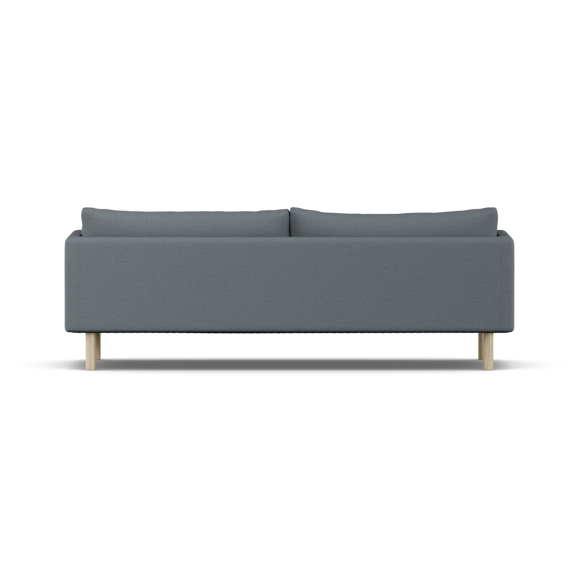 Linnevik sofa, Same Blue 6678-white-oiled oak, 4-seater 1898