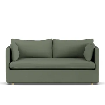 Linnevik sofa - Same Forest 6677-white-oiled oak, 2-seater, with skirt - 1898