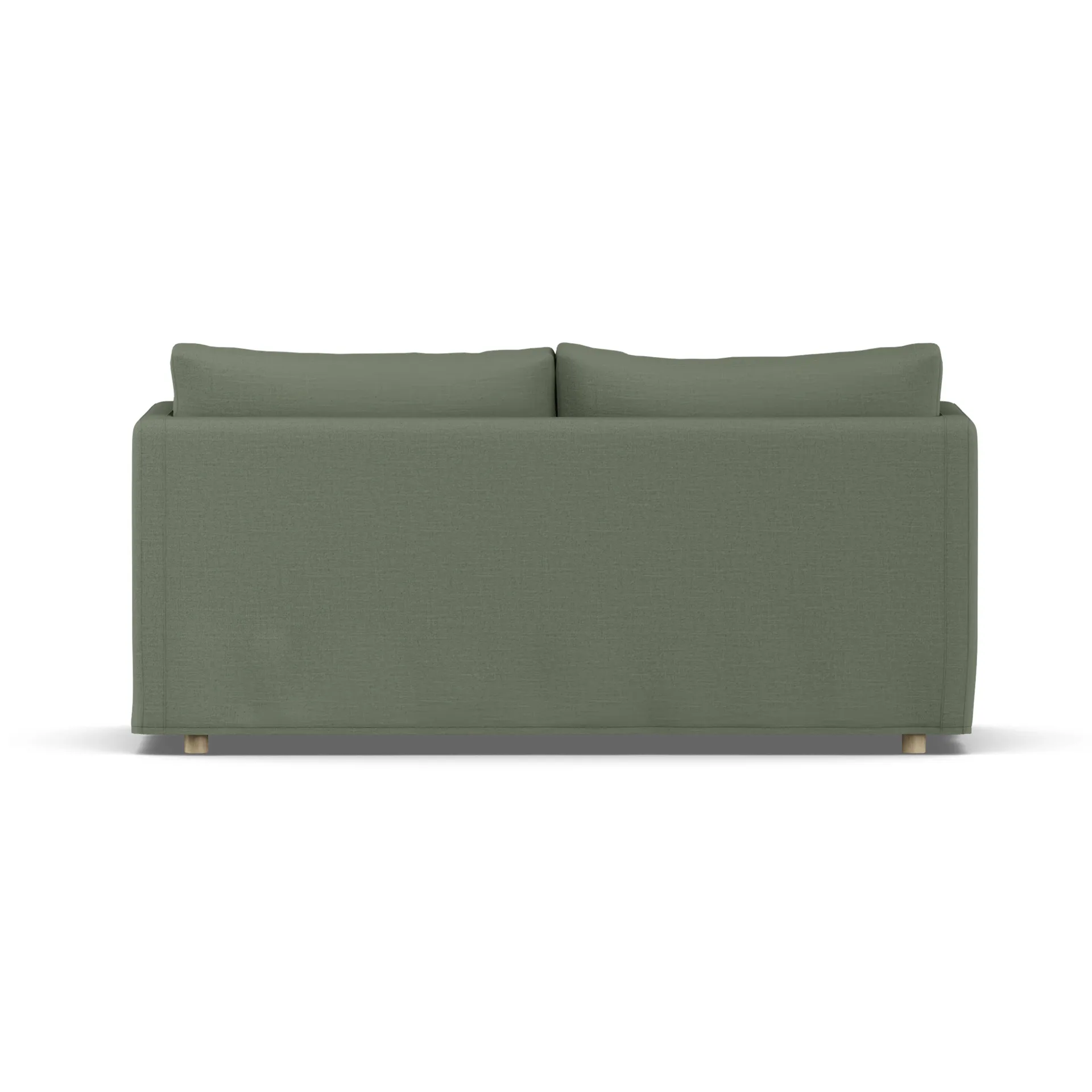 Linnevik sofa, Same Forest 6677-white-oiled oak, 2-seater, with skirt 1898