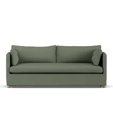 Linnevik sofa - Same Forest 6677-white-oiled oak, 3-seater, with skirt - 1898