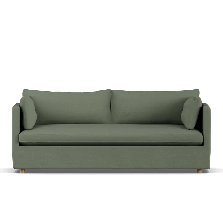 Linnevik sofa - Same Forest 6677-white-oiled oak, 3-seater, with skirt - 1898