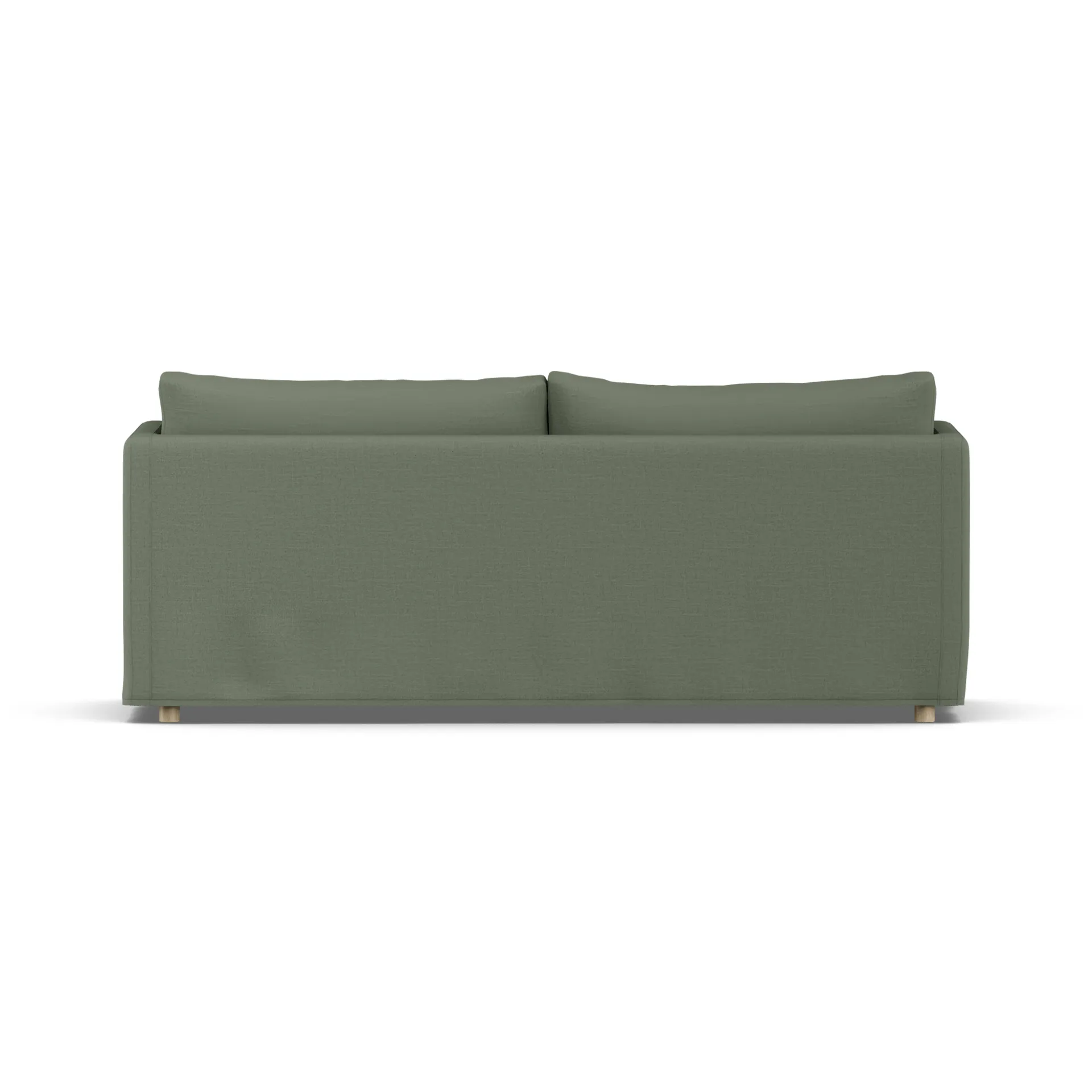 Linnevik sofa, Same Forest 6677-white-oiled oak, 3-seater, with skirt 1898