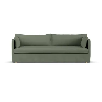 Linnevik sofa - Same Forest 6677-white-oiled oak, 4-seater, with skirt - 1898