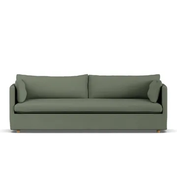 Linnevik sofa - Same Forest 6677-white-oiled oak, 4-seater, with skirt - 1898