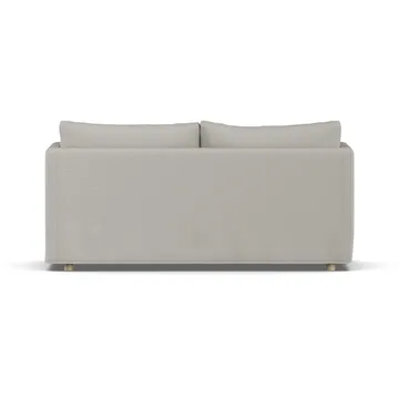 Linnevik sofa - Same Grey 6673-white-oiled oak, 2-seater, with skirt - 1898