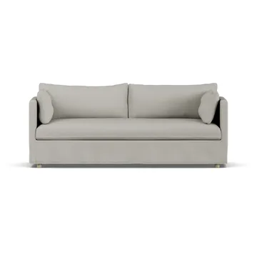 Linnevik sofa - Same Grey 6673-white-oiled oak, 3-seater, with skirt - 1898