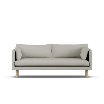 Linnevik sofa - Same Grey 6673-white-oiled oak, 3-seater - 1898
