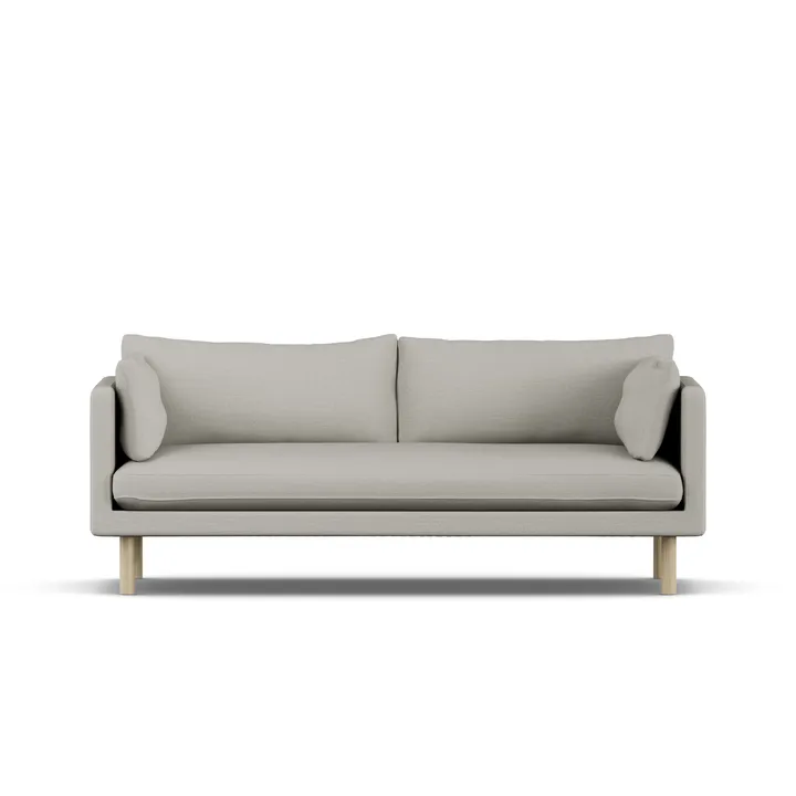 Linnevik sofa - Same Grey 6673-white-oiled oak, 3-seater - 1898