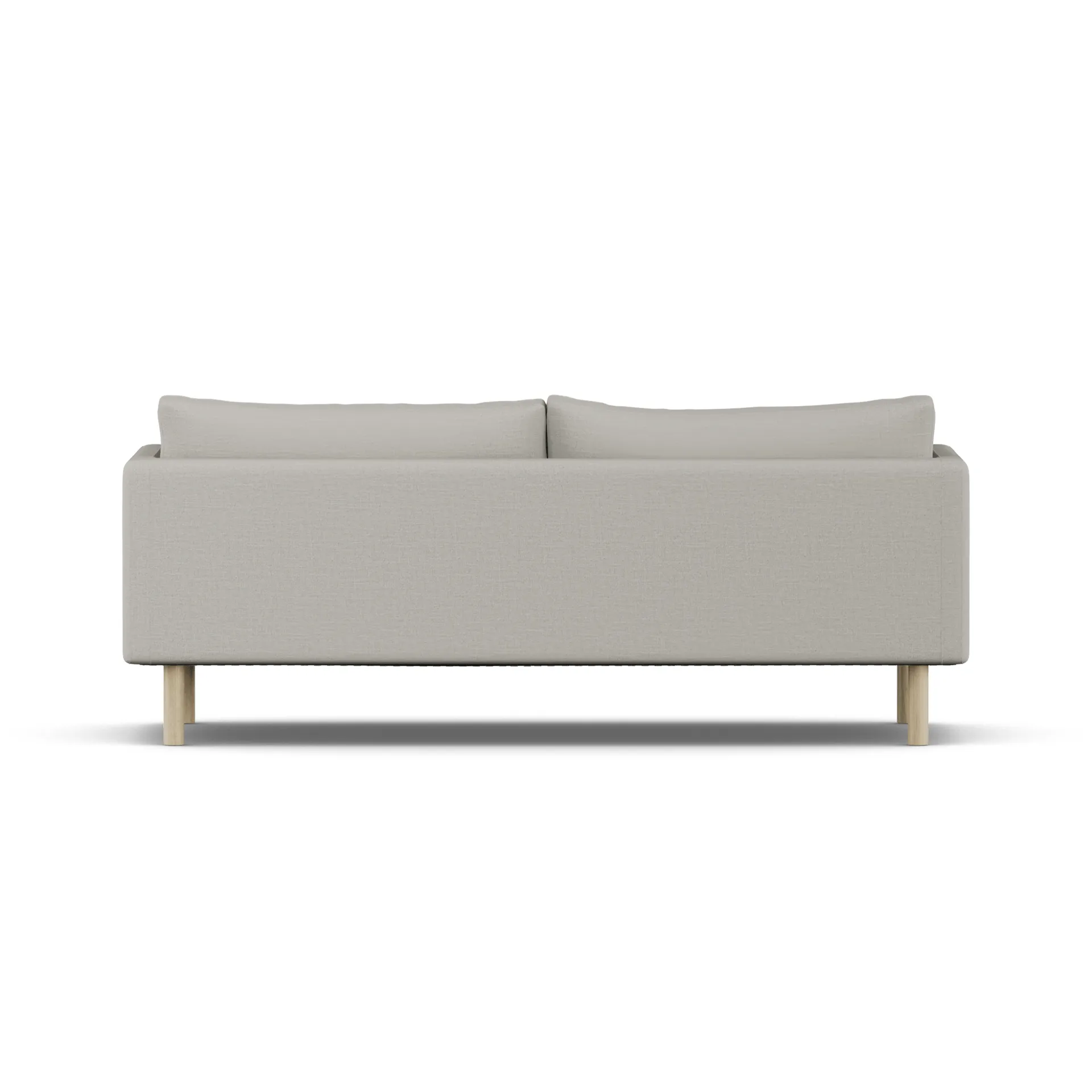 Linnevik sofa, Same Grey 6673-white-oiled oak, 3-seater 1898