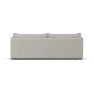 Linnevik sofa - Same Grey 6673-white-oiled oak, 4-seater, with skirt - 1898