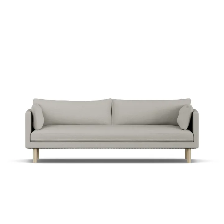 Linnevik sofa - Same Grey 6673-white-oiled oak, 4-seater - 1898