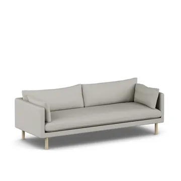 Linnevik sofa - Same Grey 6673-white-oiled oak, 4-seater - 1898
