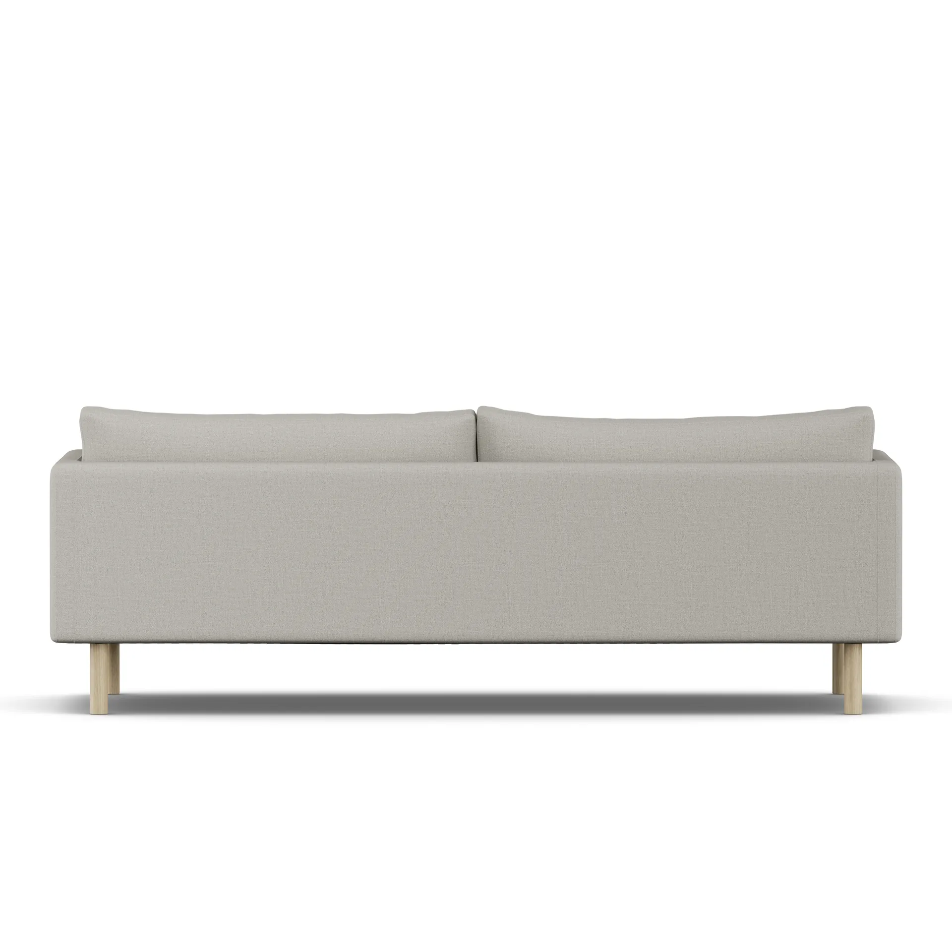 Linnevik sofa, Same Grey 6673-white-oiled oak, 4-seater 1898