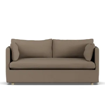 Linnevik sofa - Same Mole 6674-white-oiled oak, 2-seater, with skirt - 1898