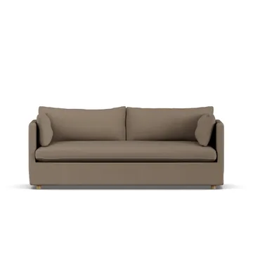 Linnevik sofa - Same Mole 6674-white-oiled oak, 3-seater, with skirt - 1898