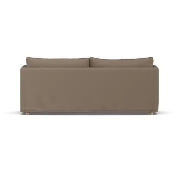 Linnevik sofa - Same Mole 6674-white-oiled oak, 3-seater, with skirt - 1898
