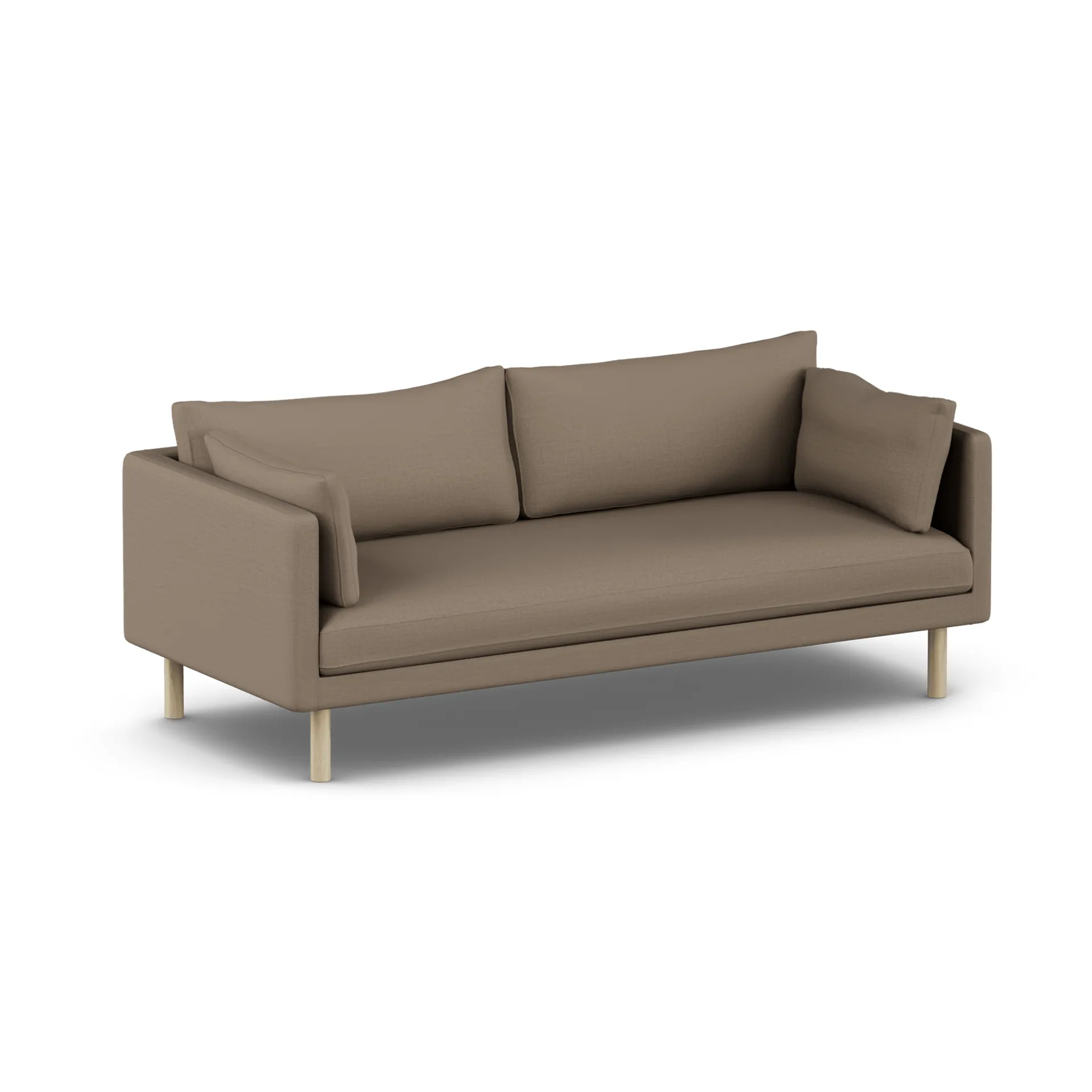 Linnevik sofa, Same Mole 6674-white-oiled oak, 3-seater 1898
