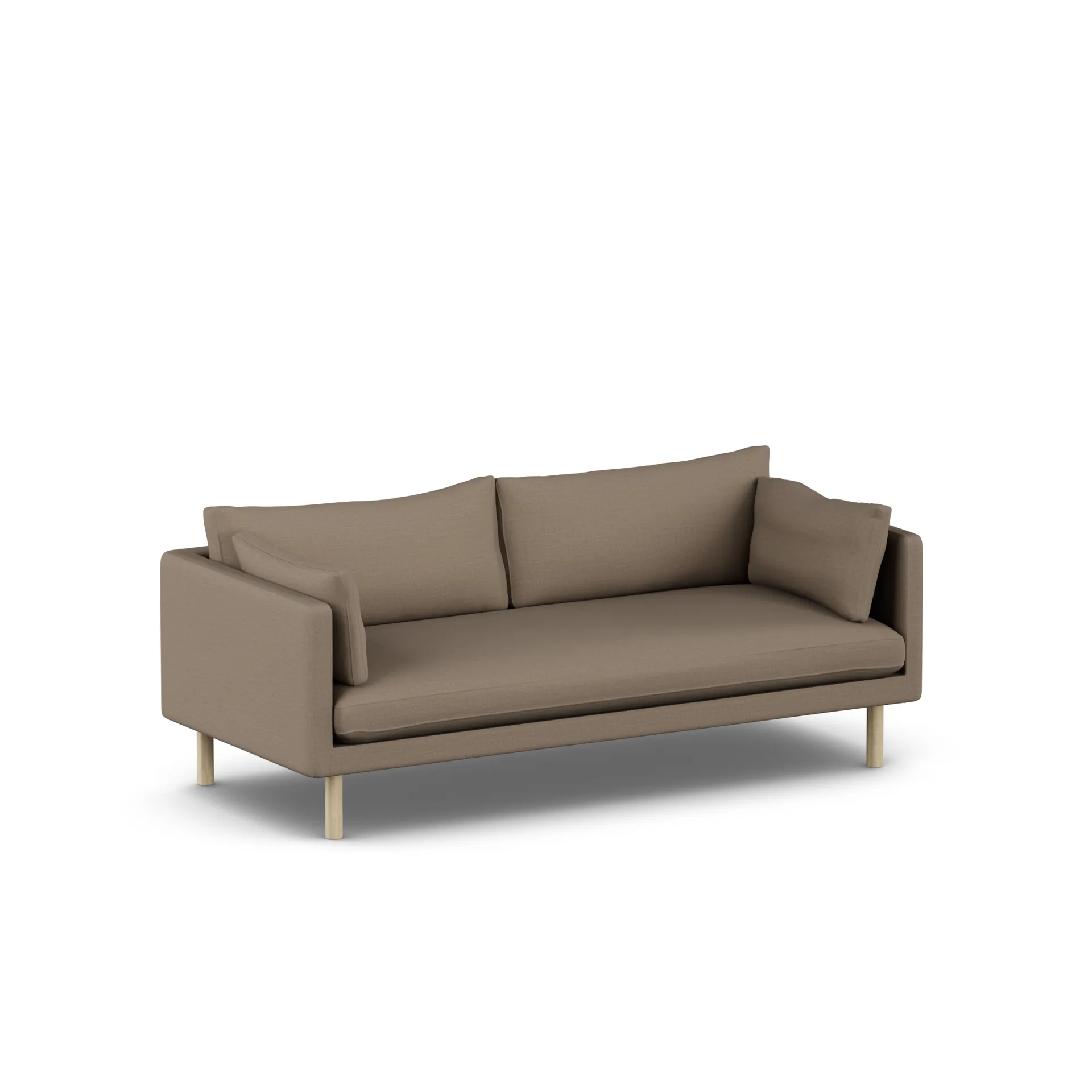 Linnevik sofa, Same Mole 6674-white-oiled oak, 3-seater 1898