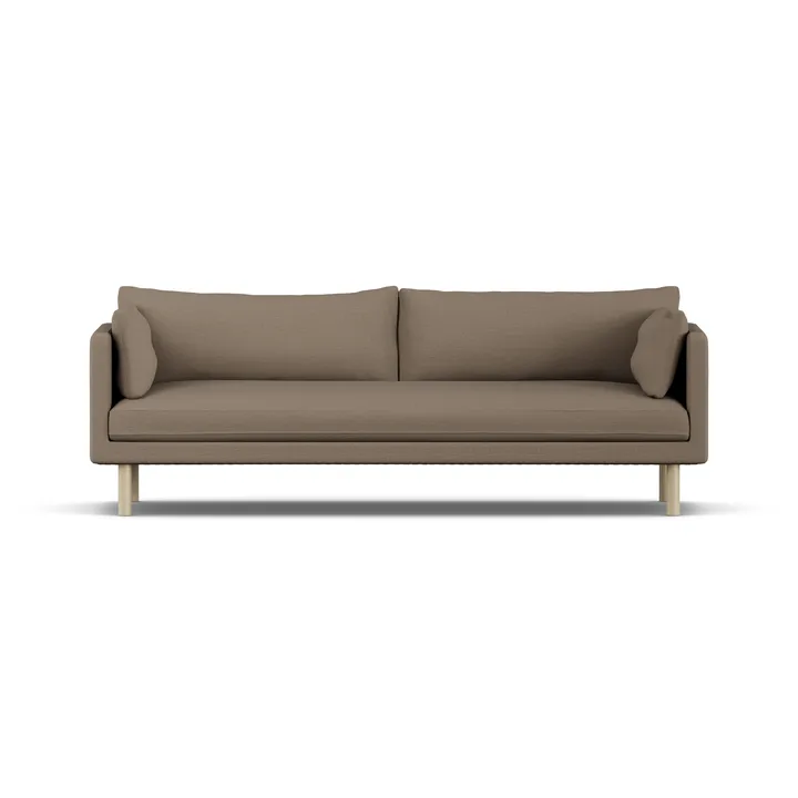 Linnevik sofa - Same Mole 6674-white-oiled oak, 4-seater, without skirt - 1898