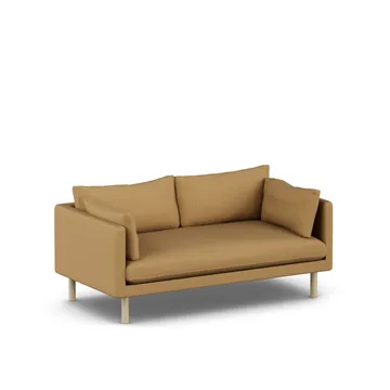 Linnevik sofa - Same Ochre 6676-white-oiled oak, 2-seater - 1898