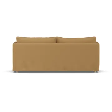 Linnevik sofa - Same Ochre 6676-white-oiled oak, 3-seater, with skirt - 1898