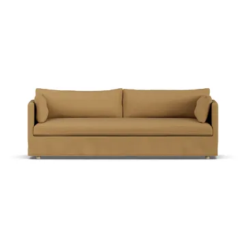 Linnevik sofa - Same Ochre 6676-white-oiled oak, 4-seater, with skirt - 1898