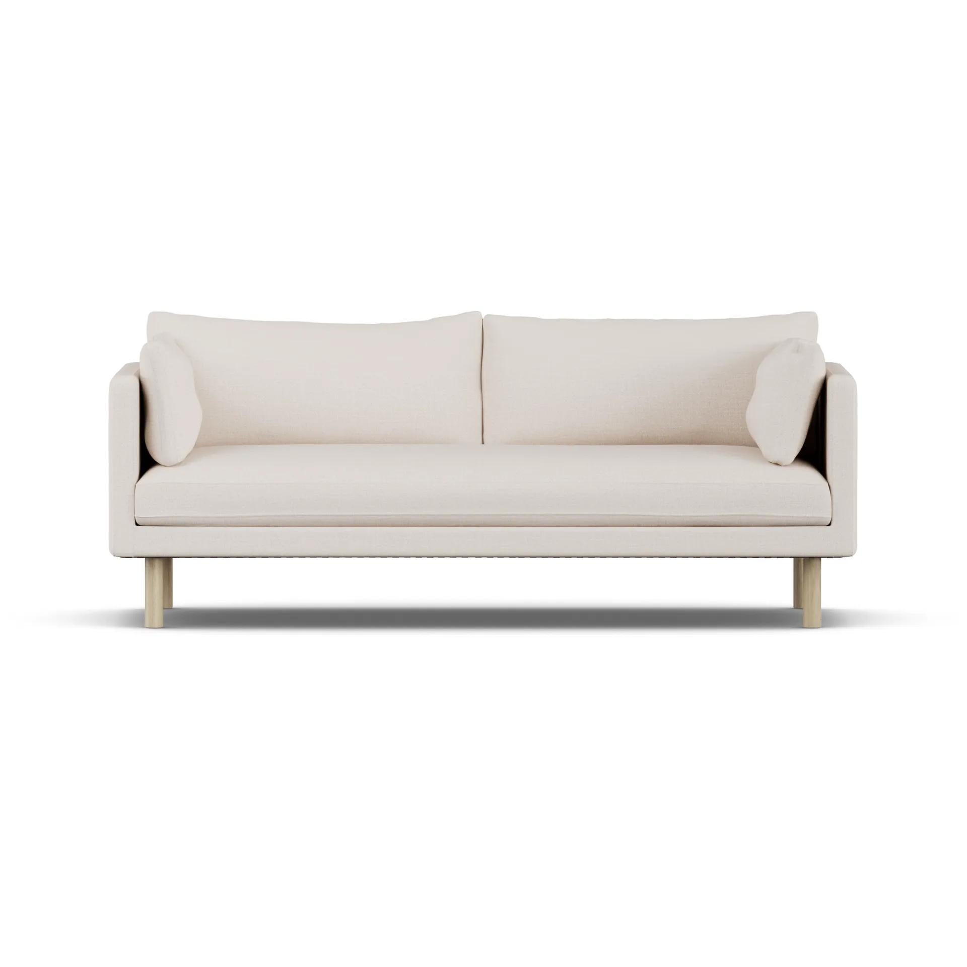 Linnevik sofa, Same Off White 6671-white-oiled oak, 3-seater 1898