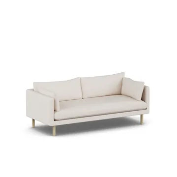 Linnevik sofa - Same Off White 6671-white-oiled oak, 3-seater - 1898