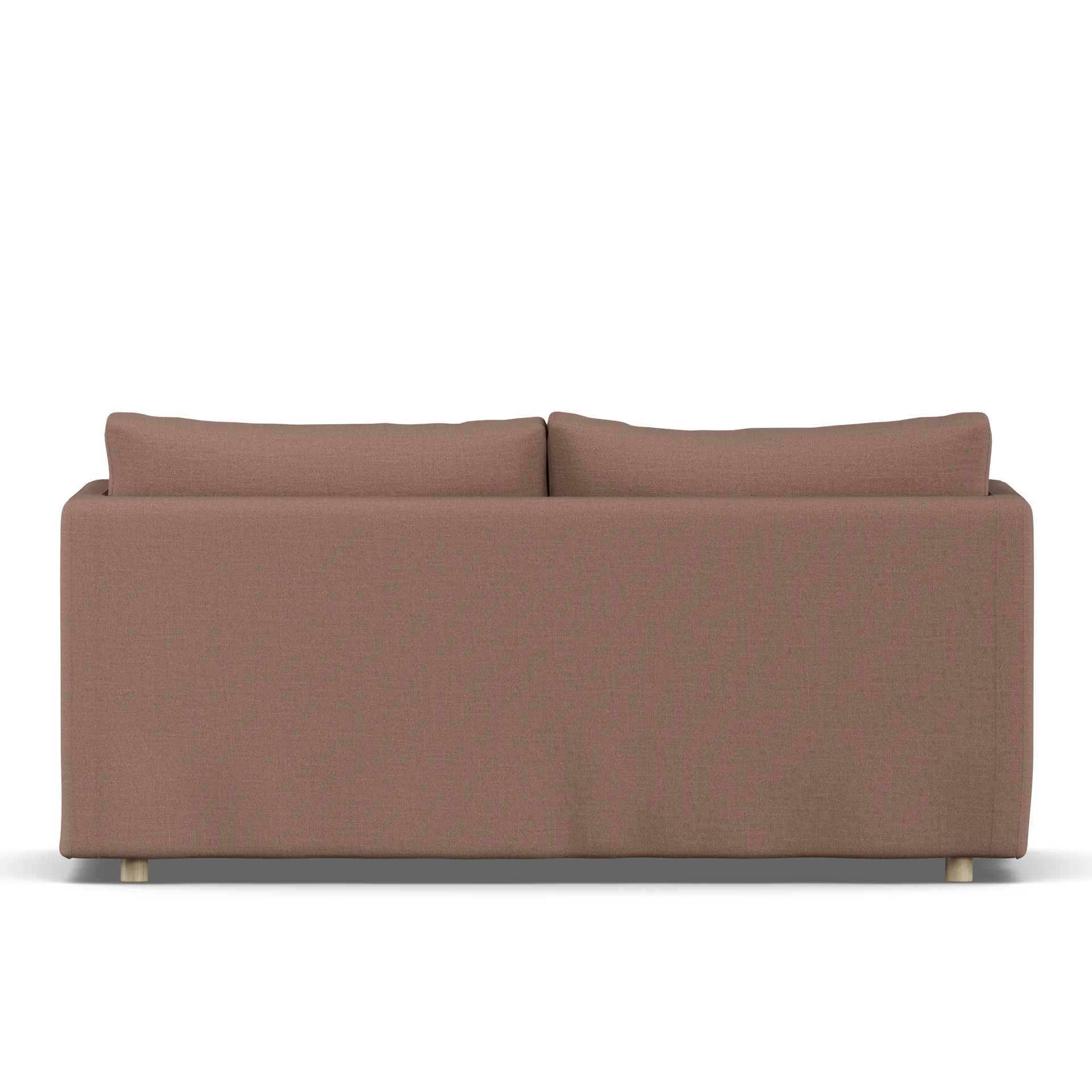 Linnevik sofa, Same Rust 6675-white-oiled oak, 2-seater, with skirt 1898