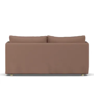 Linnevik sofa - Same Rust 6675-white-oiled oak, 2-seater, with skirt - 1898